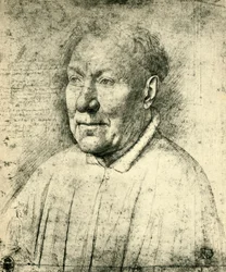 Portræt af kardinal Niccolò Albergati, c1430, 1943.