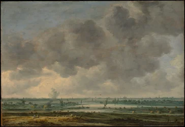 Udsigt over Haarlem og Haarlemmer Meer