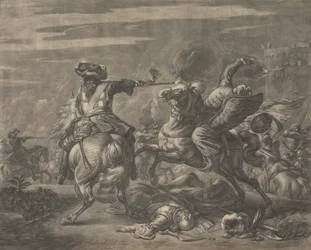 Kampscene - En tyrkers død