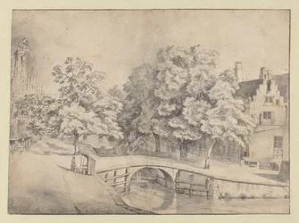 Udsigt over Leidsegracht i Amsterdam, set fra Keizersgracht