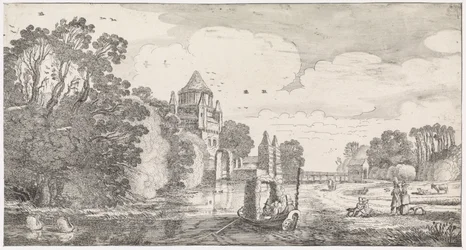 Lille Houtpoort i Haarlem Legende landskaber og underholdende digte (serietitel)