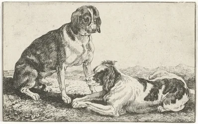 To hvilende hunde Dyr (serietitel) Zoographiam (serietitel)