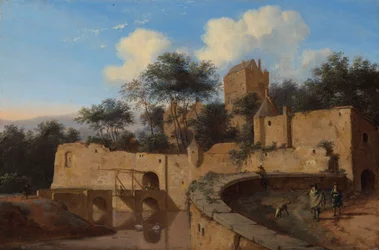 En capriccio-udsigt over Arnhem