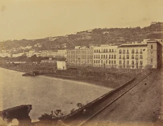 Napoli, fra vores vindue på Hotel des Etrangers