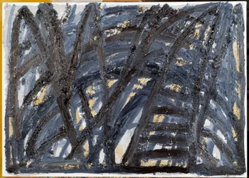 Head On, 2008 (olie og træaske på lærred)