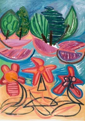 Vi er kun ubesejrede (iii), 2007 (olie på lærred)