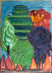 Vi er kun ubesejrede (iv), 2007 (olie på lærred)