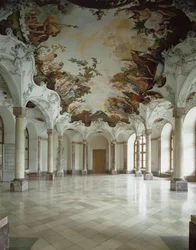 Wuerzburg residens, Sala Terrena, Wuerzburg, Tyskland (fresko)