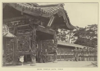 Shiba Temple Gate, Tokio