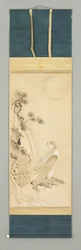 Falcon and Tree, ca. 1500-tallet (Kakemono)
