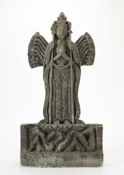 Statuette (grov grå sten)