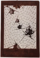 Stencil: Hibiscus og Spurv