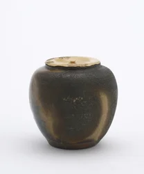 Tea caddy, imo-no-ko type, Aichi præfektur, Edo periode (keramik)