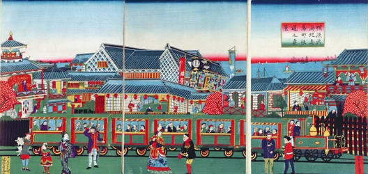 Tog i Yokohama, 2. halvdel af det nittende århundrede