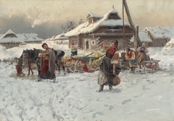 Kaster snebolde, 1892.