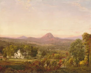 Efterårslandskab, Sugar Loaf Mountain, Orange County, New York, ca. 1870-75.