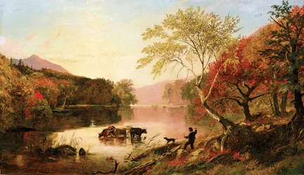 Autumn on the Hudson River, ca. 1861 (olie på lærred)