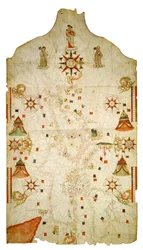 Kort over Middelhavet og Sortehavet, 1563.