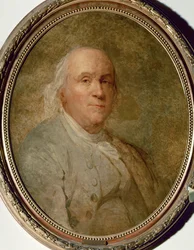 Benjamin Franklin, statsmand og ambassadør ... (terrakotta)
