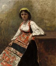Italiensk kvinde (La Morieri)