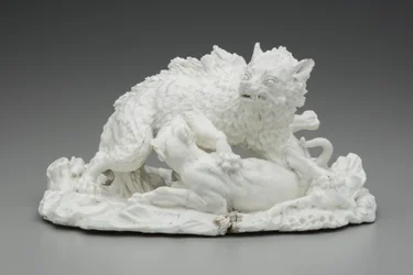 Ulvejagten, ca. 1751 (blødt porcelæn)