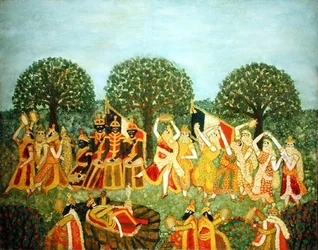 Orientalske dansere, ca. 1884 (olie på lærred)
