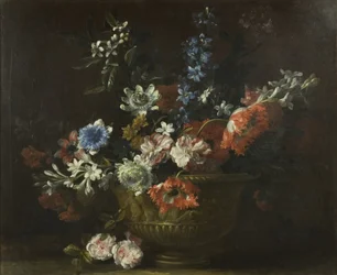 Blomsterstykke, ca. 1690 (olie på lærred)