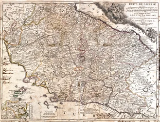 Emilia-Romagna, Toscana, Marche, Umbrien, Abruzzo, Lazio, Italien