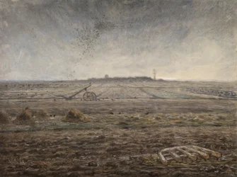 Winter, The Plain of Chailly, ca. 1862-66 (pastel på papir)