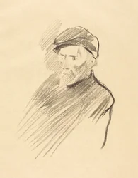 Portræt af Renoir (første planche)