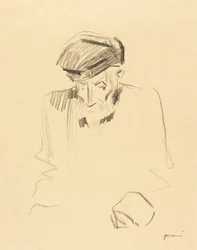 Portræt af Renoir (anden planche)