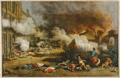 Stormen på Palais des Tuileries ...