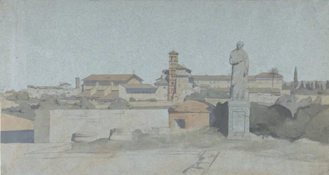 SS. Giovanni e Paolo, set fra Villa Mattei, Rom,.