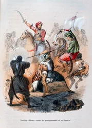 Ibrahim Pasha kæmper mod wahabierne, Saudi-Arabien, 1811-1818 1847