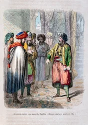 Muhammad Ali sendte sin søn Ibrahim Pasha for at slå det saudiske oprør ned, 1811-1818, 1847