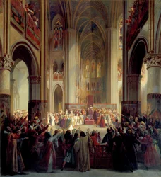 Generalstaterne i Paris, 1328, midten af det 19. århundrede.