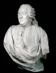 Buste af Nicolas Beaujon (1718-86) (marmor)