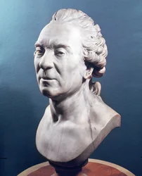 Buste af Georges Louis Leclerc (1707-88) Comte de Buffon, ca.1783 (marmor)
