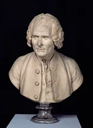 Buste af Jean-Jacques Rousseau (1712-78)