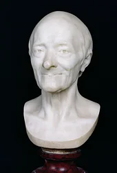 Buste af Voltaire (1694-1778) uden paryk, 1778