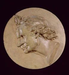 Medaljon forestillende Joseph (1740-1810) og Etienne Montgolfier (1745-99)