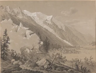 Udsigt over Mont Blanc