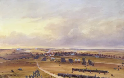 Slaget ved Champaubert, 10. februar 1814, 1849 (wc på papir)