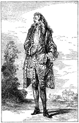 Mand i fransk kostume, 1885.