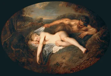 Nymfe og satyr: Jupiter og Antiope