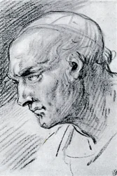 Studie af et hoved, 1913.