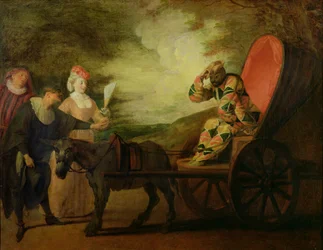 Harlekinen, månens kejser, ca. 1712