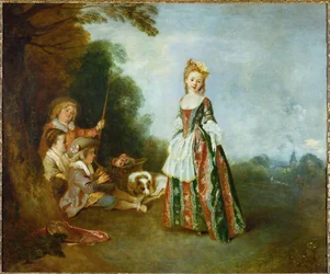Dansen, ca. 1719 (olie på lærred)