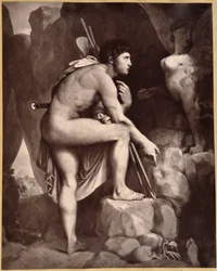 Ødipus med Sfinx ifølge Ingres.