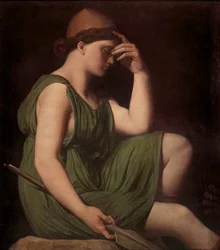 Odysseus, studie for Homers apoteose, ca. 1850